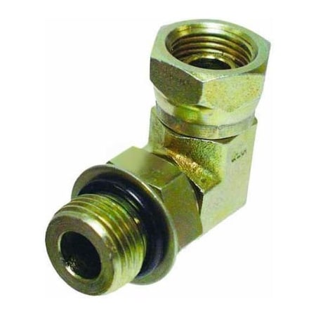 Apache Apache Hydraulic Adapter 39006125, 1/2" Male O-Ring X 1/2" Female Pipe Swivel 39006125